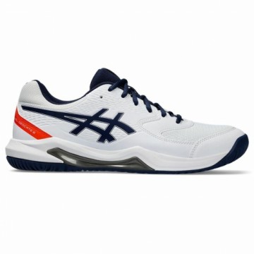 Vīriešu Tenisa Apavi Asics Gel-Dedicate 8 Balts