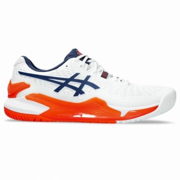 Vīriešu Tenisa Apavi Asics Gel-Resolution 9 Balts