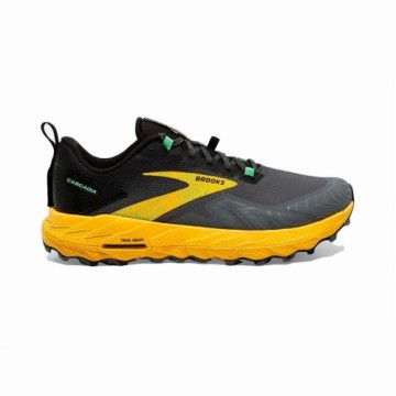 Беговые кроссовки для взрослых Brooks Cascadia 17 Жёлтый Чёрный