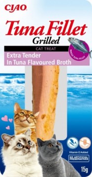 INABA Grilled Tuna Extra tender in tuna flavoured broth - cat treats - 15 g