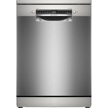 Bosch | Dishwasher | SMS4HVI00E | Free standing | Width 60 cm | Number of place settings 14 | Number of programs 6 | Energy efficiency class D | Display | AquaStop function | Silver inox