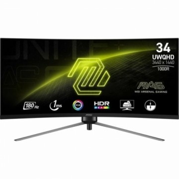 Monitors MSI 345CQR 34" 180 Hz UltraWide Dual Quad HD