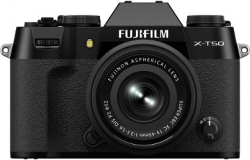 Fujifilm X-T50 + 15-45mm, black