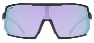 Brilles Uvex sportstyle 235 black matt / mirror lavender
