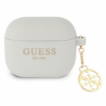 Guess 4G Charms Silicone Case for Airpods 3 Grey
