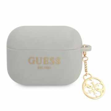 Guess 4G Charms Silicone Case for Airpods Pro Grey
