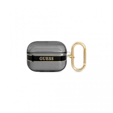 Guess TPU Printed Stripe Case for Airpods Pro Black