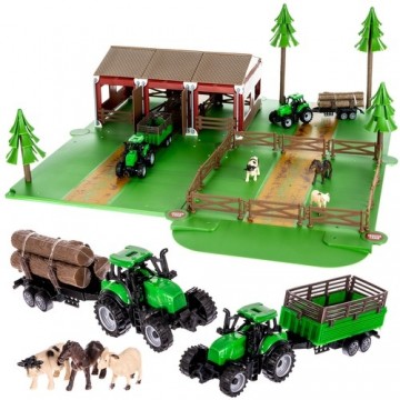 Kruzzel Farm with animals + 2 farm cars 22404 (17037-0)