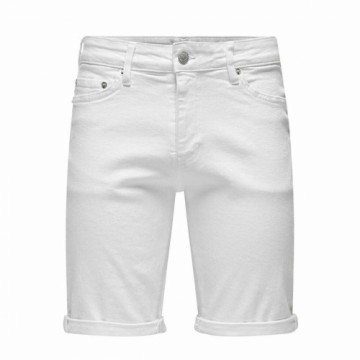 Vīriešu Īsbikses Only & Sons Onsply 9297 White Balts