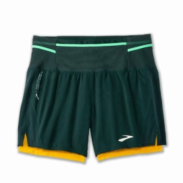 Спортивные мужские шорты Brooks High Point 5" 2-in-1 Зеленый