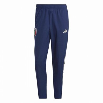Football Training Trousers for Adults Adidas Italia Blue Men