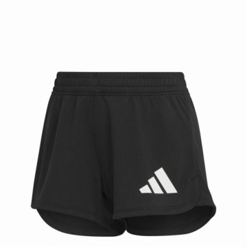 Sports Shorts for Women Adidas Pacer 3 Stripes Knit Black