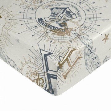 Fitted sheet Harry Potter White Beige 160 x 200 cm
