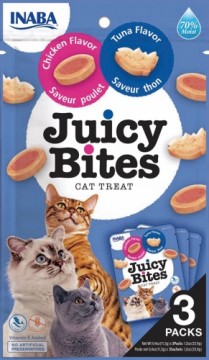 INABA Juicy Bites Chicken and tuna - cat treats - 3 x 11g