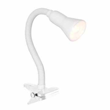 Lampa ar knaģi DESK PARTNER 60W E14 balta