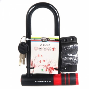 Velo saslēdzējs U-lock SHACKLE d12mm, 145x210mm