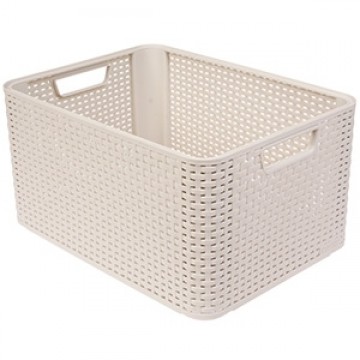 Kaste bez vāka Style Box Rattan L krēmkr.43L