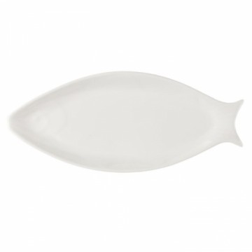 Šķīvis servēšanai Zivs balts 38x18cm