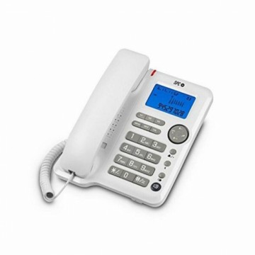 Стационарный телефон SPC 3608B LCD Синий Белый