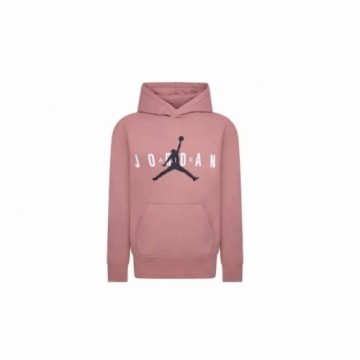 Hooded Sweatshirt for Girls Jordan Jumpman Sustainable White Pink