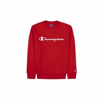 Vīriešu Sporta Krekls ar Kapuci Champion Crewneck Balts Sarkans