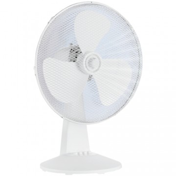 Midea Table fan, 40W, 40cm, 3 speeds, mechanical, noise level: 50-60 dB, Oscillation  80°, Tilting +24° -12°