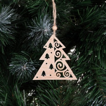 Springos CA0662 KOKA ORNAMENTS 6 GAB (ZIEMASSVĒTKU EGLĪTE)