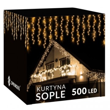 Springos CL0501 INCIDE ЗАНАВЕСА INCIDE CURTAIN 500 LED