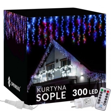 Springos CL0307 ICINIC CURTAIN + ДИСТАНЦИОННОЕ УПРАВЛЕНИЕ ICINIC CURTAIN +  ДИСТАНЦИОННОЕ УПРАВЛЕНИЕ 300 LED