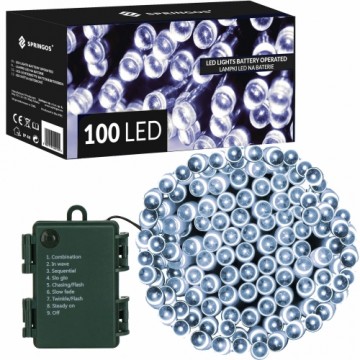 Akumulatora gaismas Springos CL4031 100 Led