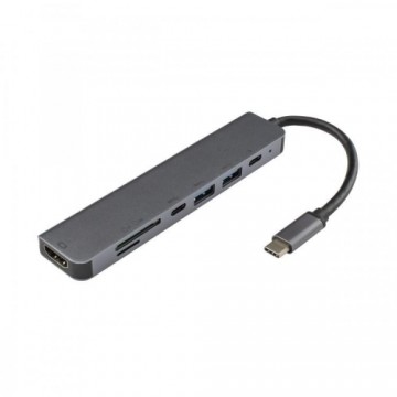 Sbox   TYPEC-7IN1 PD + C + HDMI + TF + SD + 2 x USB