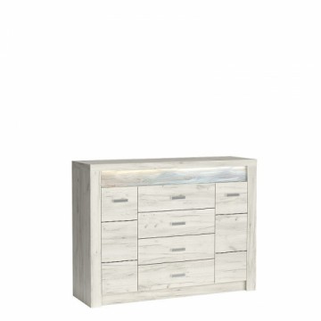 Halmar INDIANAPOLIS chest of drawers I7 kratf white