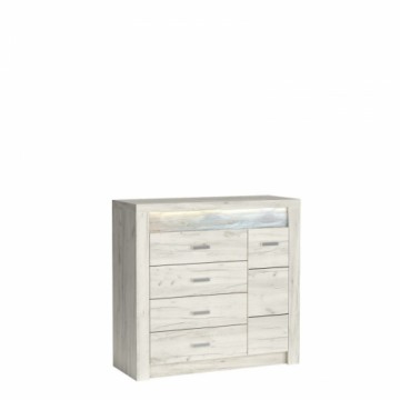 Halmar INDIANAPOLIS chest of drawers I17 kraft white