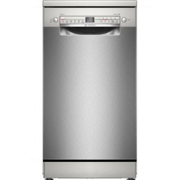 Bosch | Dishwasher | SPS2HMI58E | Free standing | Width 45 cm | Number of place settings 10 | Number of programs 6 | Energy efficiency class E | Display | AquaStop function | Silver inox