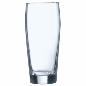 Beer Glass Arcoroc Willi Becher Transparent Glass (12 Units)