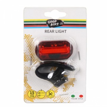 Velo lukturis X-RAY 15LED, aizmugures, sarkans