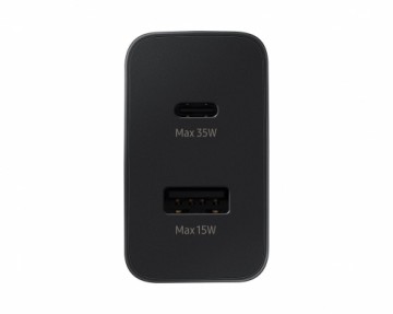 EP-TA220EBE Samsung Dual (USB-C,USB-A) 35W Travel Charger Black (OOB Bulk)