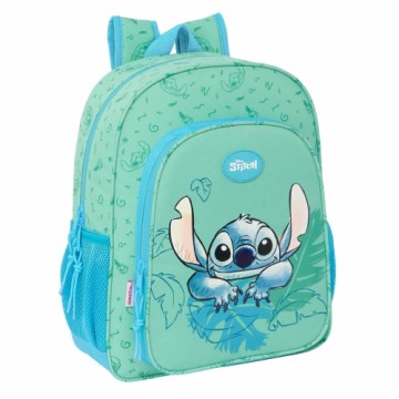 Школьный рюкзак Lilo & Stitch Aloha бирюзовый 32 x 38 x 12 cm