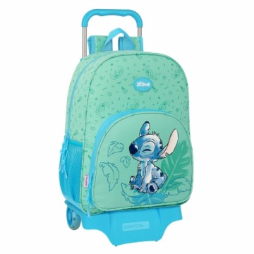 Skolas soma Lilo & Stitch Aloha Tirkīzs 33 x 42 x 14 cm