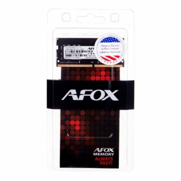 AFOX DDR4 8G 2400 SO DIMM memory module 8 GB 1 x 8 GB 2400 MHz