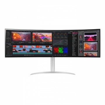 LG 49BQ95C-W - Curved, IPS, 144Hz, Höhenverstellung, USB-C