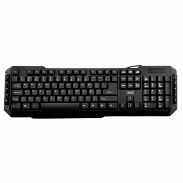 Keyboard 3GO KBDRILEPS2-22 Spanish Qwerty Black Multicolour (Refurbished A)