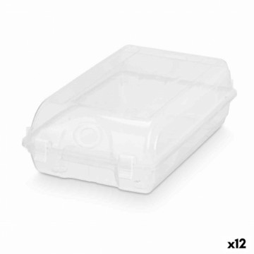 Gondol Saliekama apavu kaste Caurspīdīgs Plastmasa 19 x 10,5 x 33 cm (12 gb.)