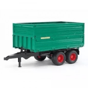 BRUDER 1:16 tipping trailer with removable top, 02010
