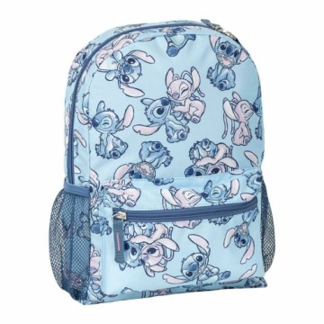 Bērnu soma Stitch Zils 23 x 33 x 9 cm