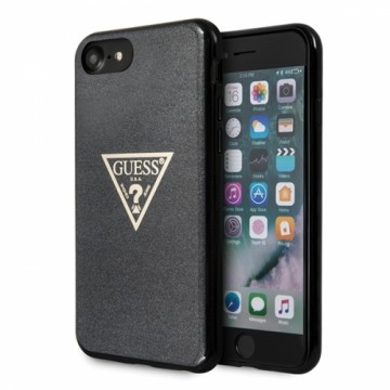 Guess GUHCI8SGTLBK iPhone 7|8|SE 2020 | SE 2022 czarny|black hard case Glitter Triangle