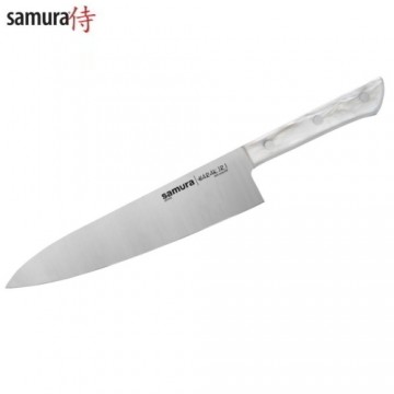 Samura Harakiri Acryl Кухонный нож Шефа 230mm с акриловой ручкой с AUS 8 кованной японской стали 58 HRC