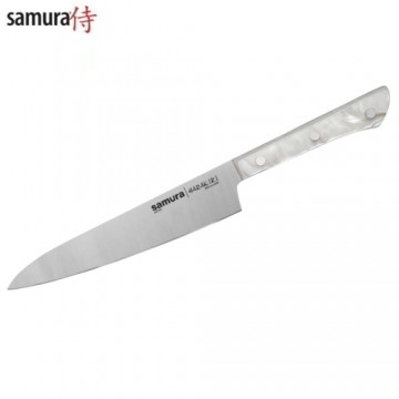 Samura Harakiri Acryl Универсальный Кухонный нож 150mm с акриловой ручкой с AUS 8 кованной японской стали 58 HRC