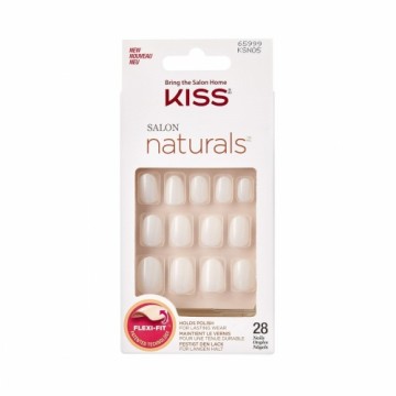 Mākslīgie nagi Kiss Balts (28 gb.) (Atjaunots A+)