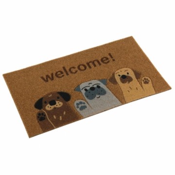 Kāju slaukāmais paklājs Versa Welcome Termoplastisks 40 x 2 x 70 cm Suns